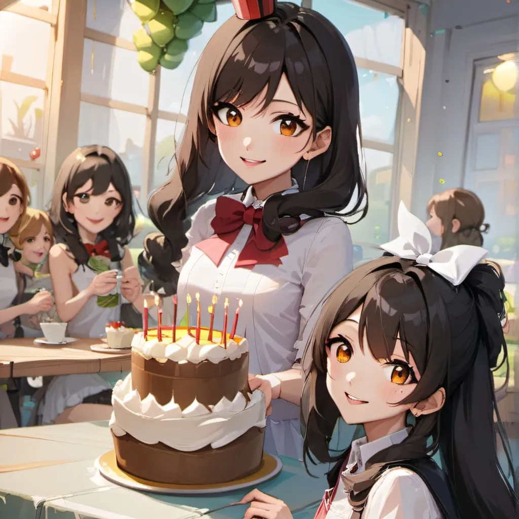 chat with ai character: me and mia birthda