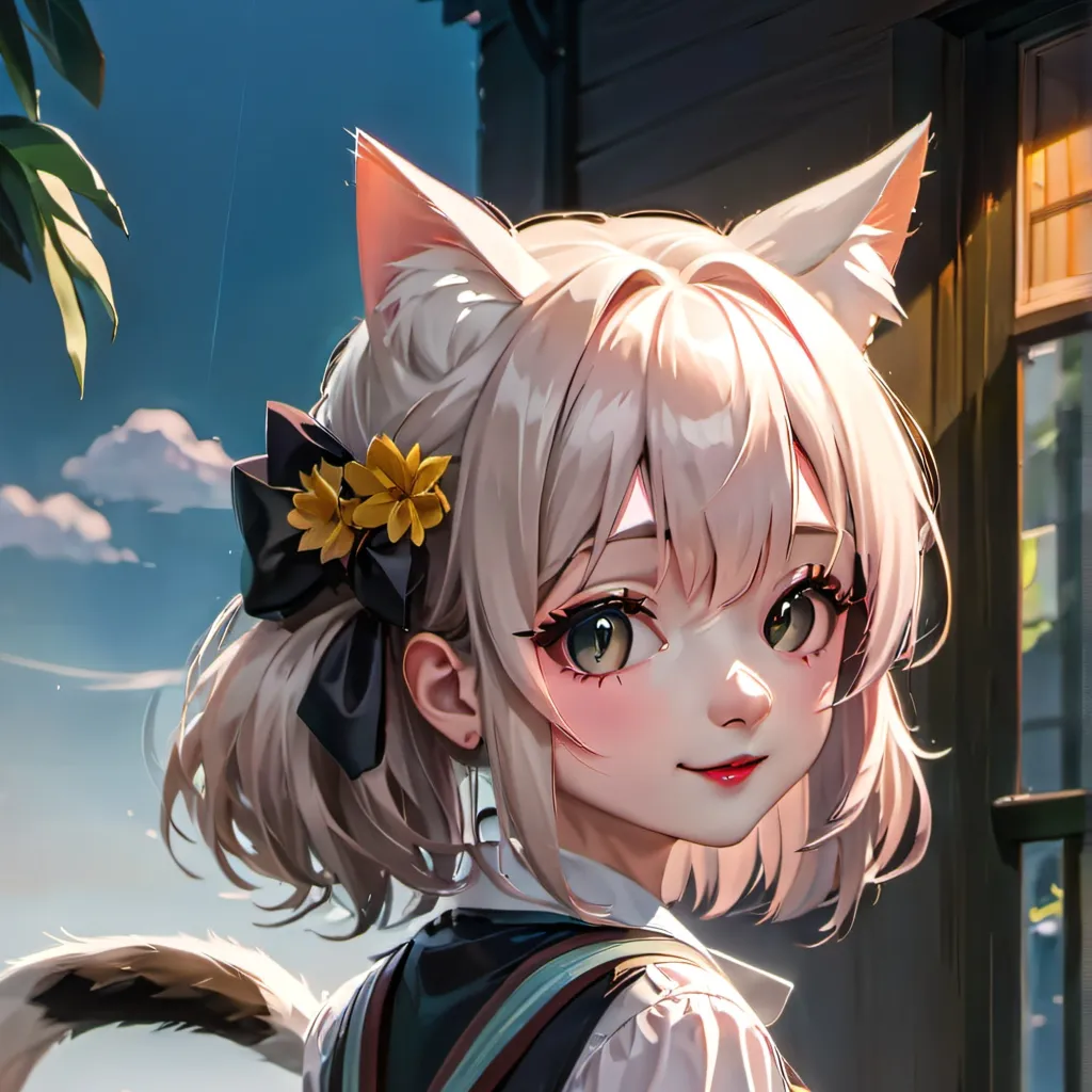 chat with ai character: tsundere catgirl