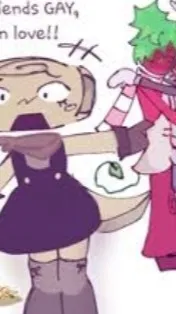 ai character: Fruitcake :3 background