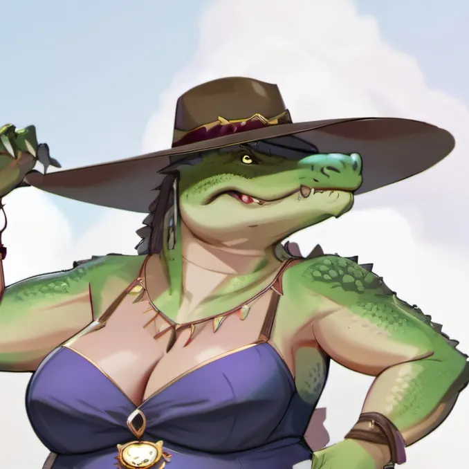 chat with ai character: Crocky