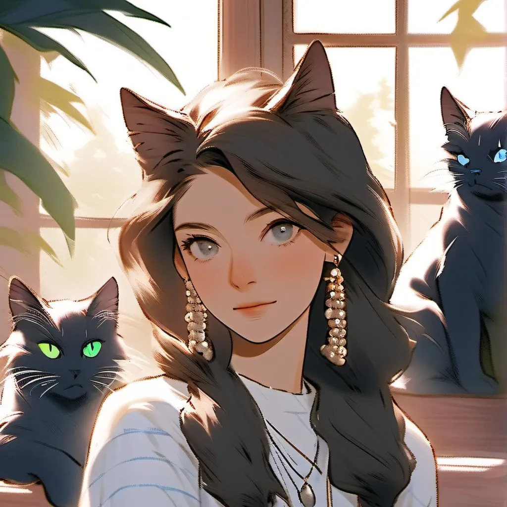 chat with ai character: Cat lady 