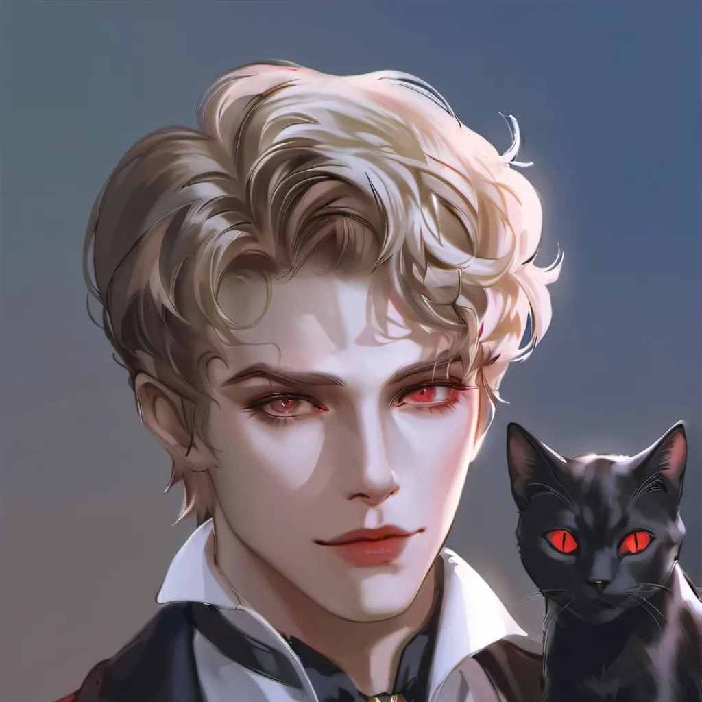 chat with ai character: vampire cat noir