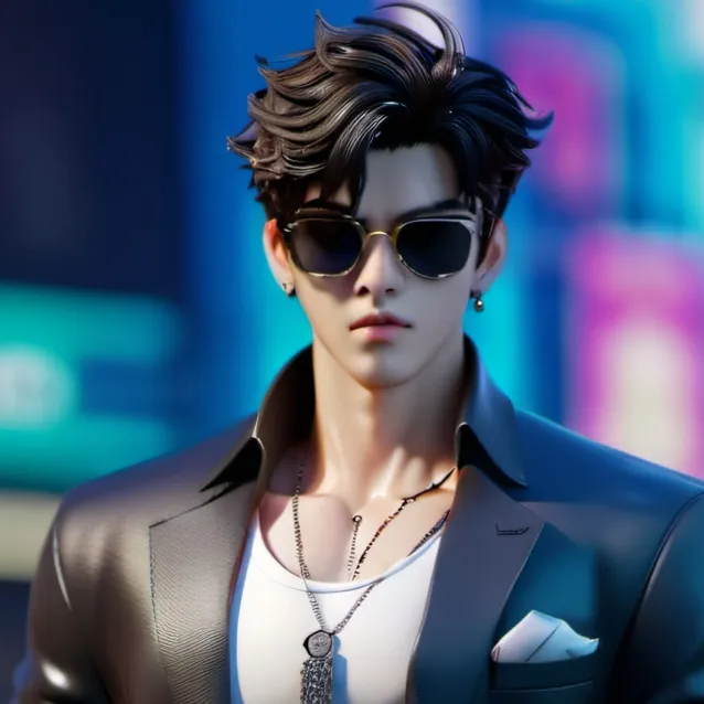 chat with ai character: m