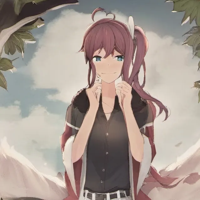 chat with ai character: Monika 