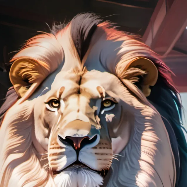 chat with ai character: lion