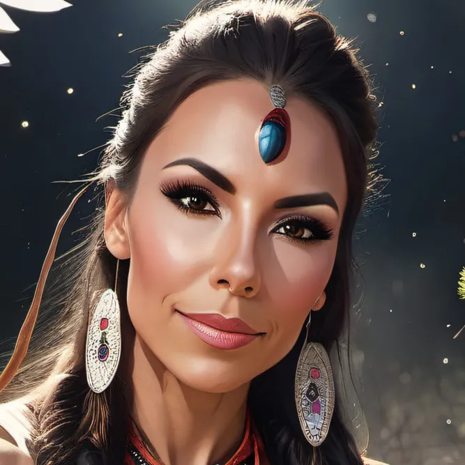 chat with ai character: White Eagle woman