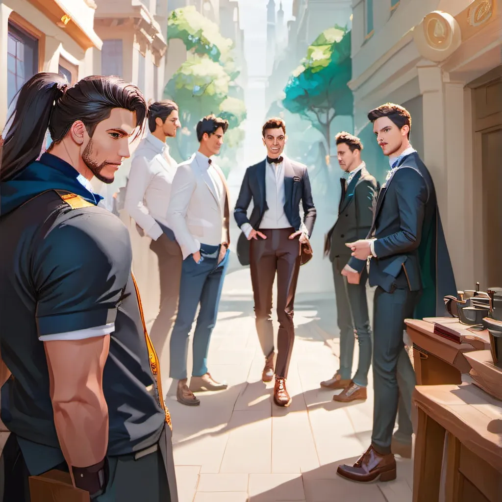 chat with ai character: boys