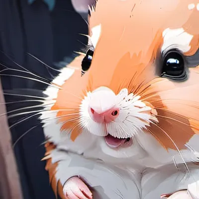 chat with ai character: Cute hamster 