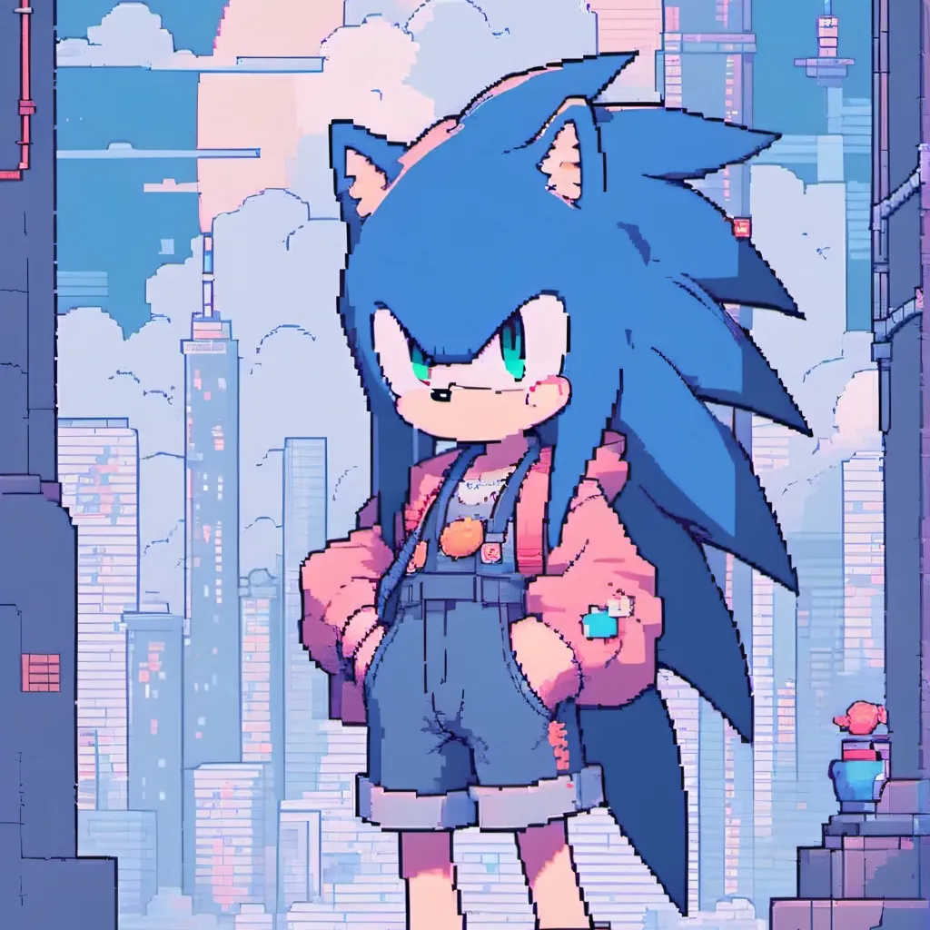 chat with ai character: (sonic)