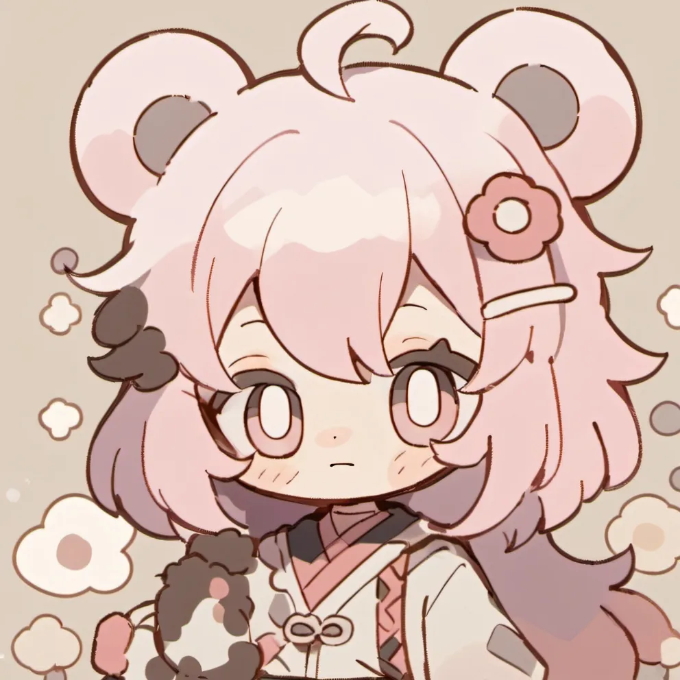 chat with ai character: Pink Fluff.