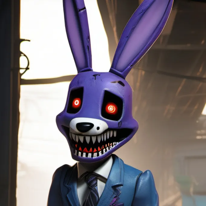 chat with ai character: Nightmare Bonnie