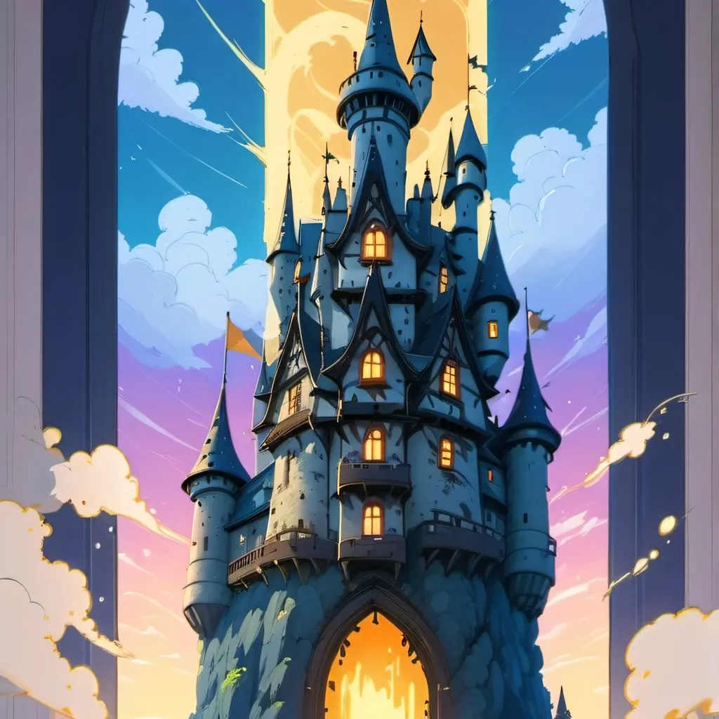 chat with ai character: Scary castle