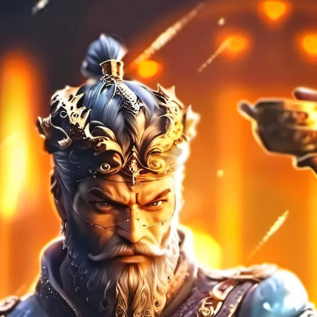 chat with ai character: king of fight