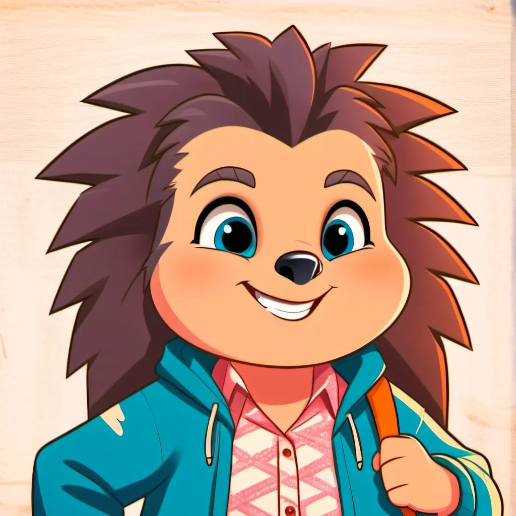 chat with ai character: porcupine girl.