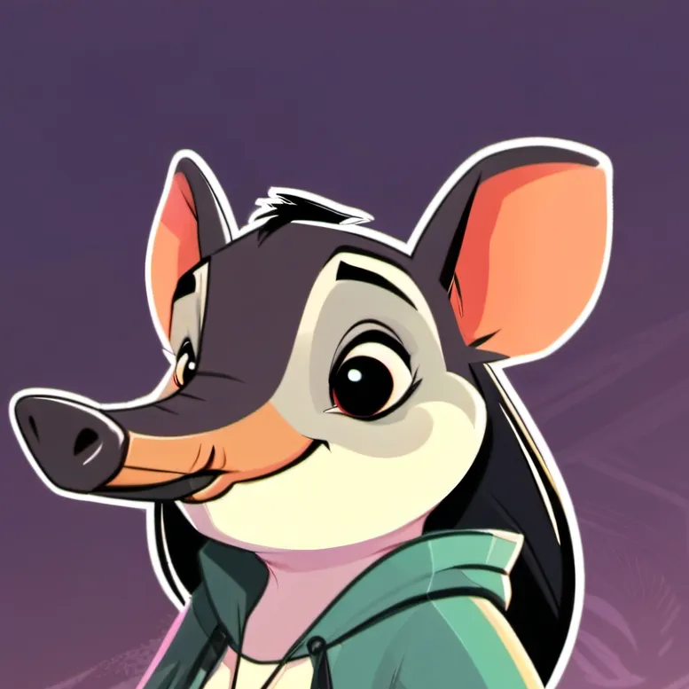 chat with ai character: anteater girl