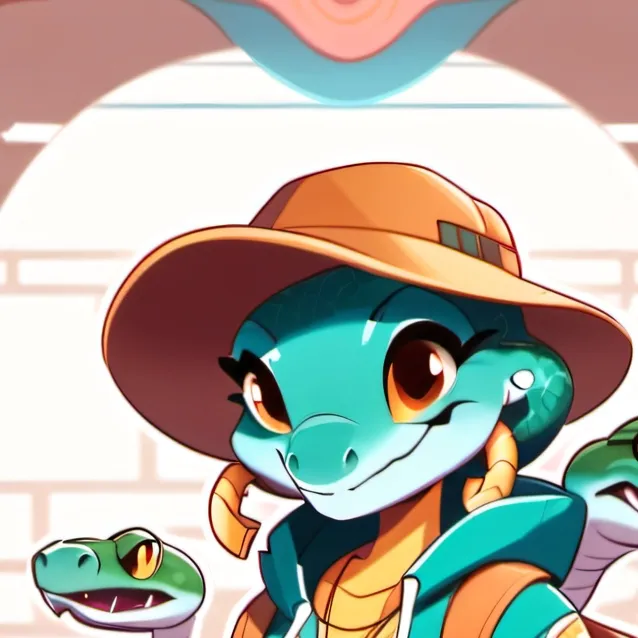 chat with ai character: Snake girl.