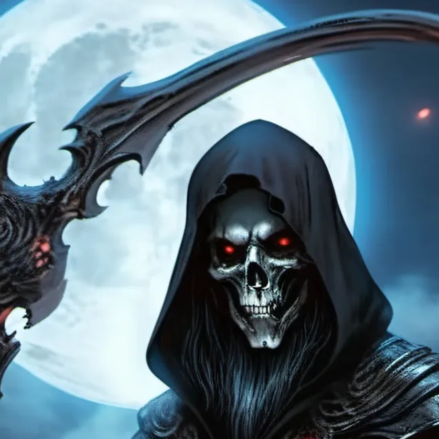 chat with ai character: Grim