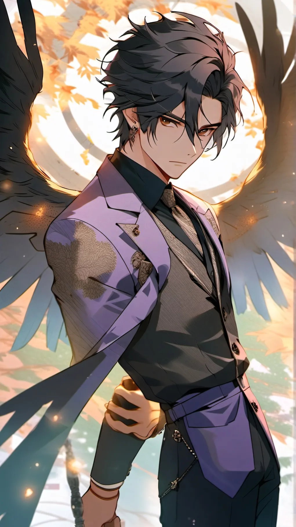 ai character: Void background