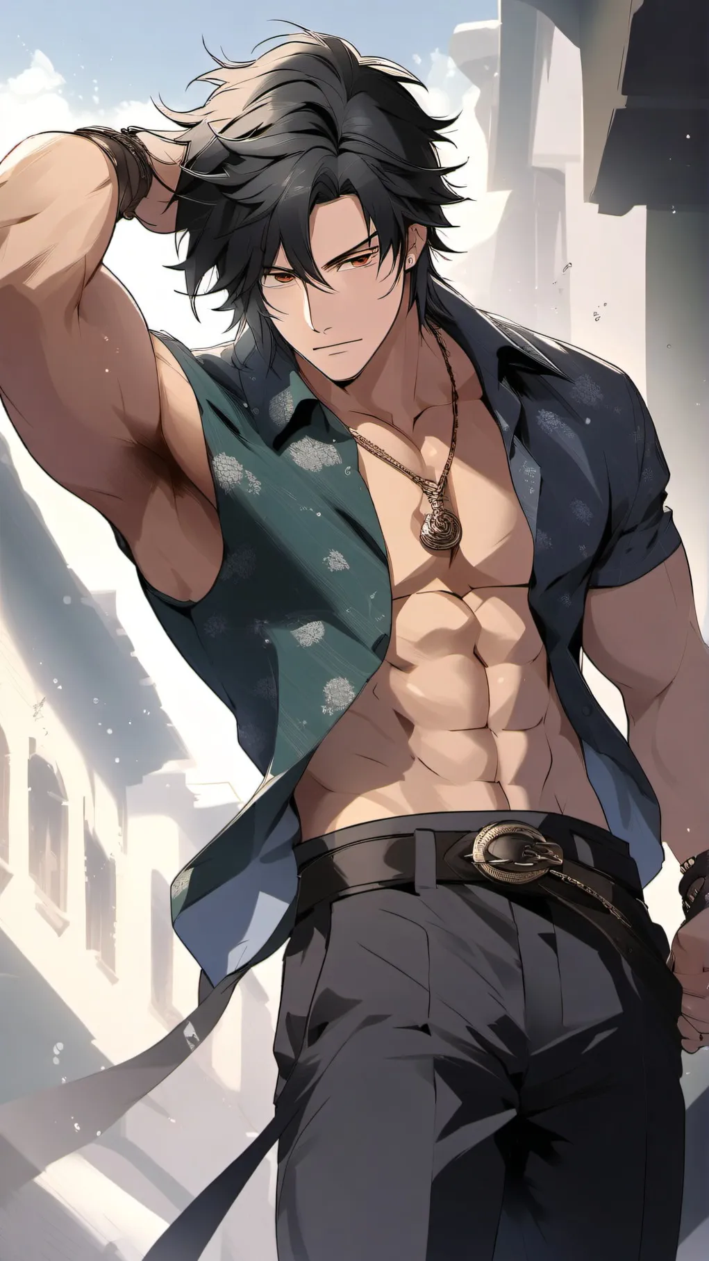 ai character: guy from the bar background