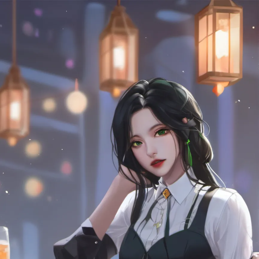 chat with ai character: Hazbin bar