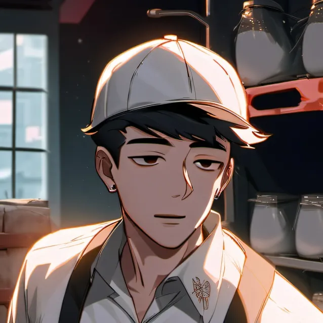 chat with ai character: milk man