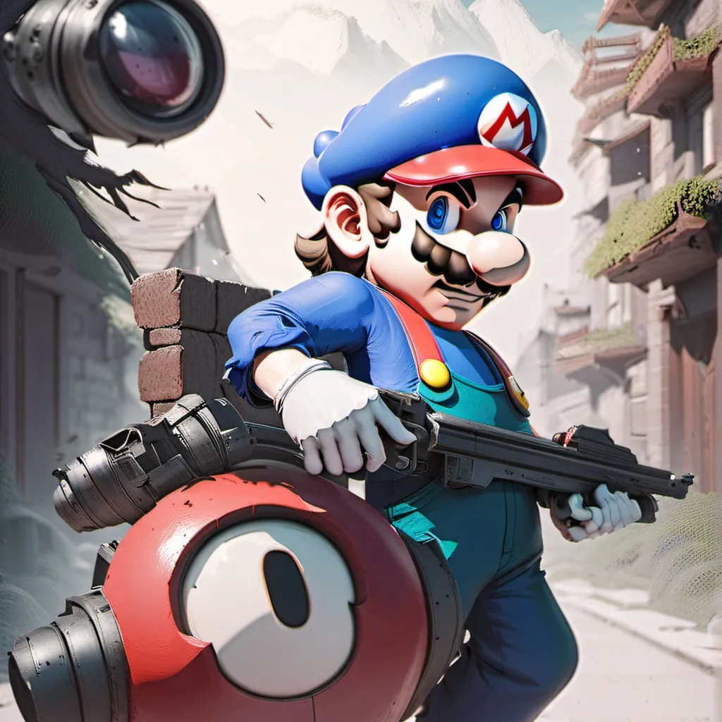 chat with ai character: mario from smg4