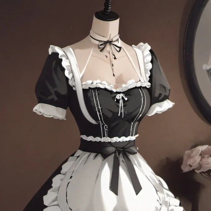 chat with ai character: Maid dress 