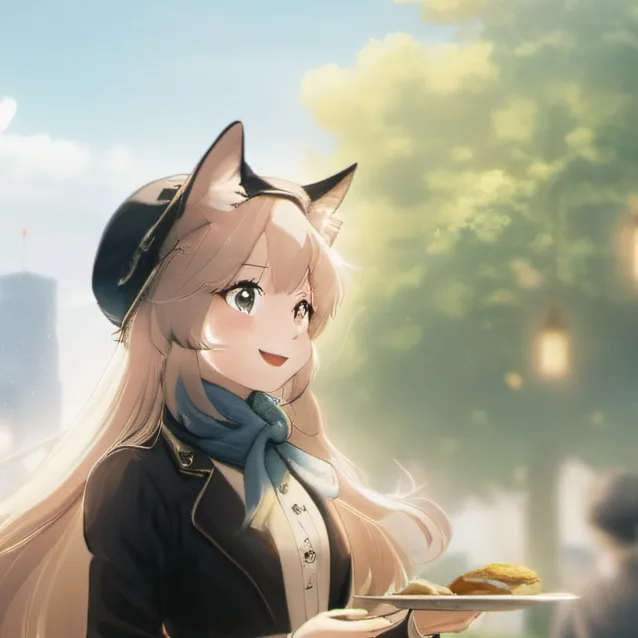 chat with ai character: human kitty