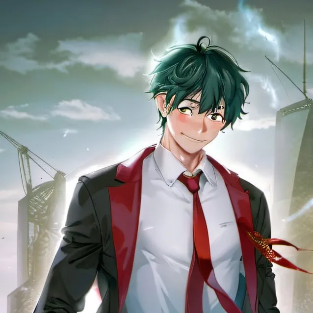 chat with ai character: villain deku