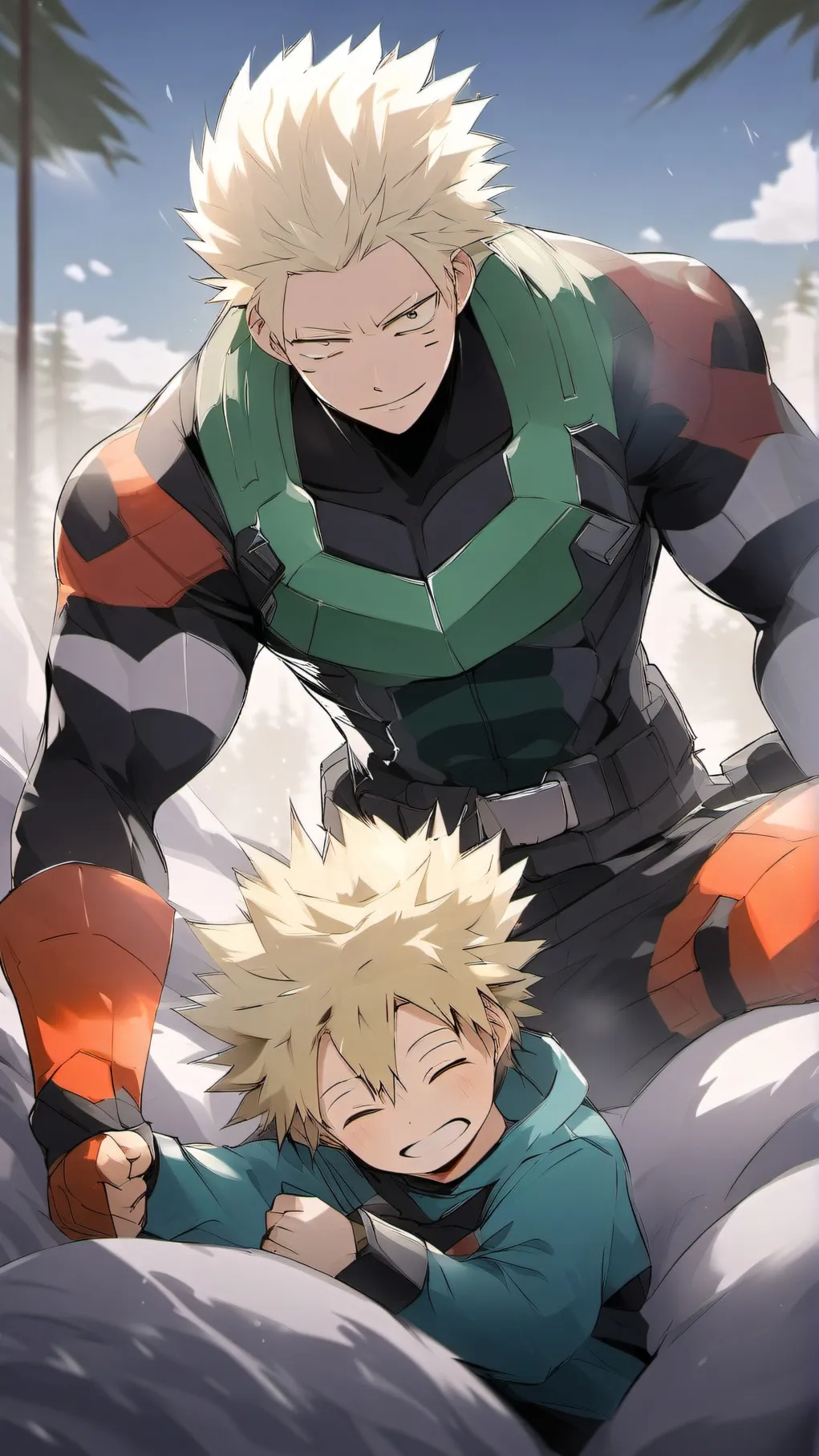 ai character: BAKUGOS brother background