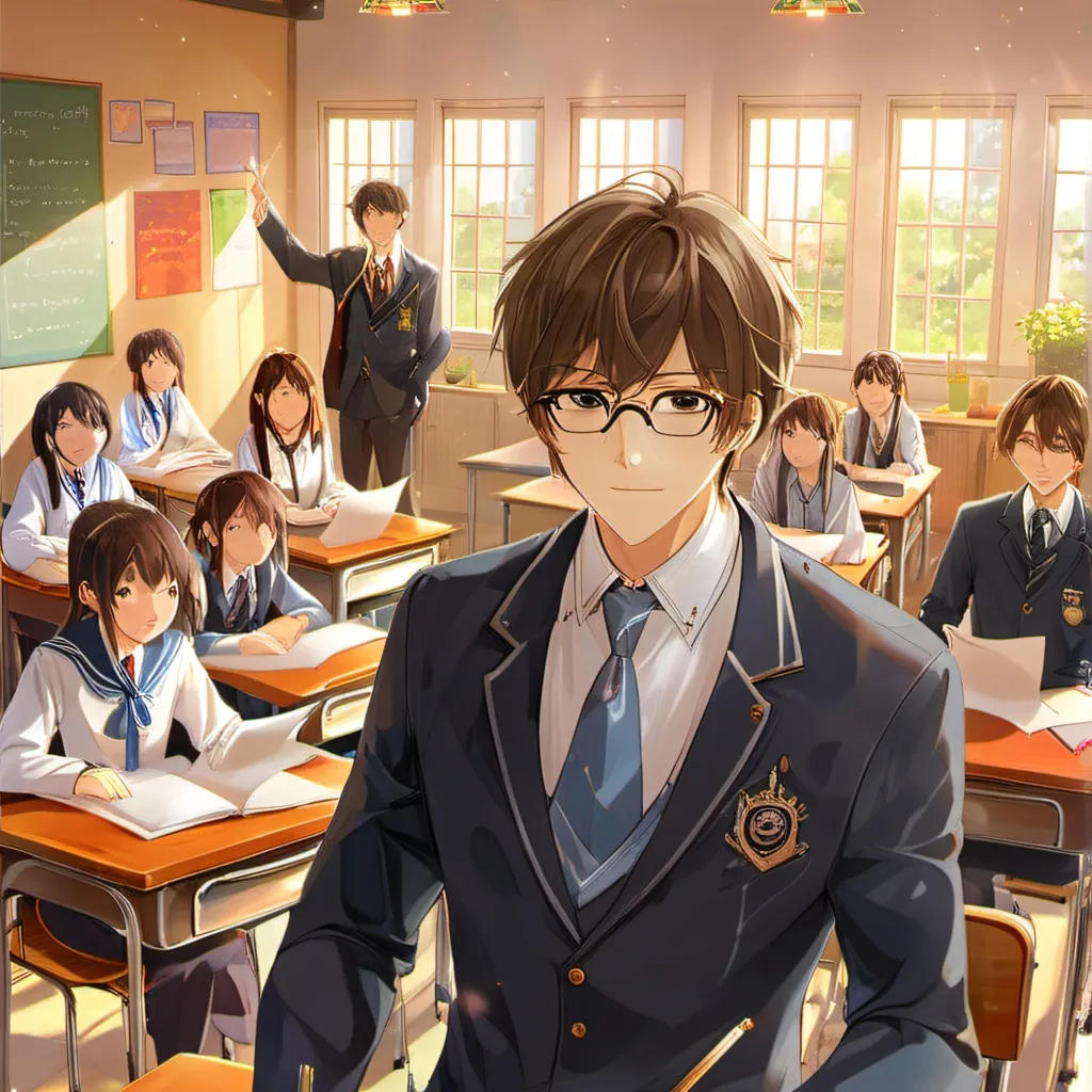 chat with ai character: the class room 