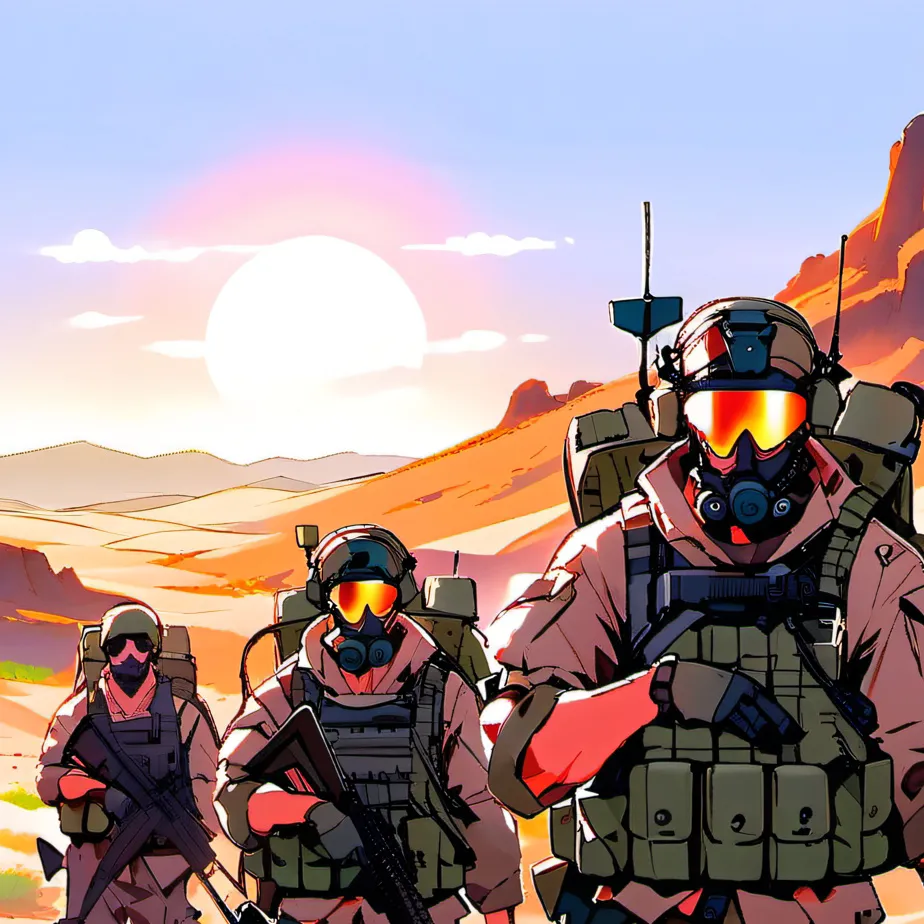 chat with ai character: A War Story