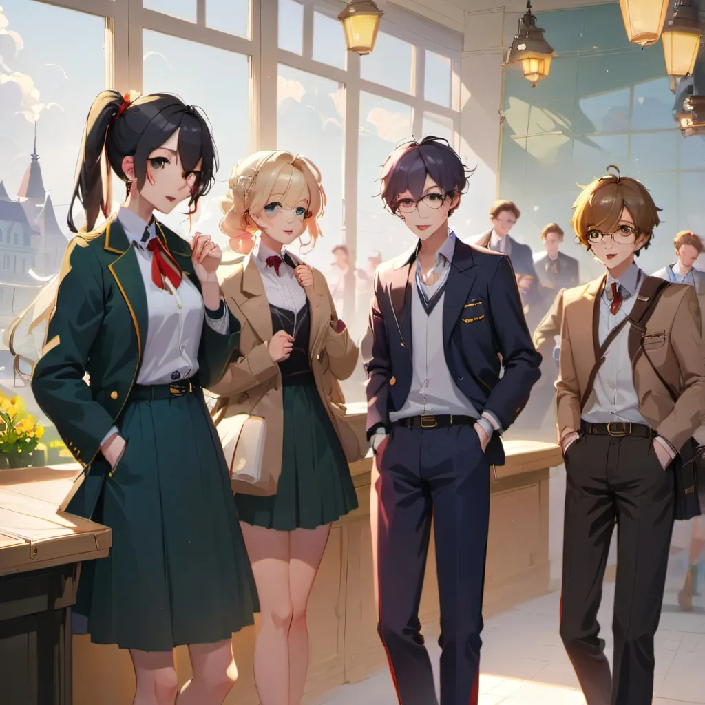 chat with ai character: new in class