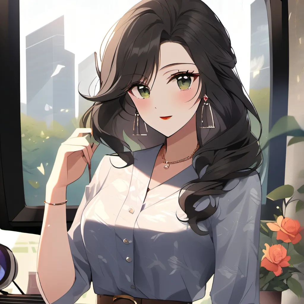 chat with ai character: tv women