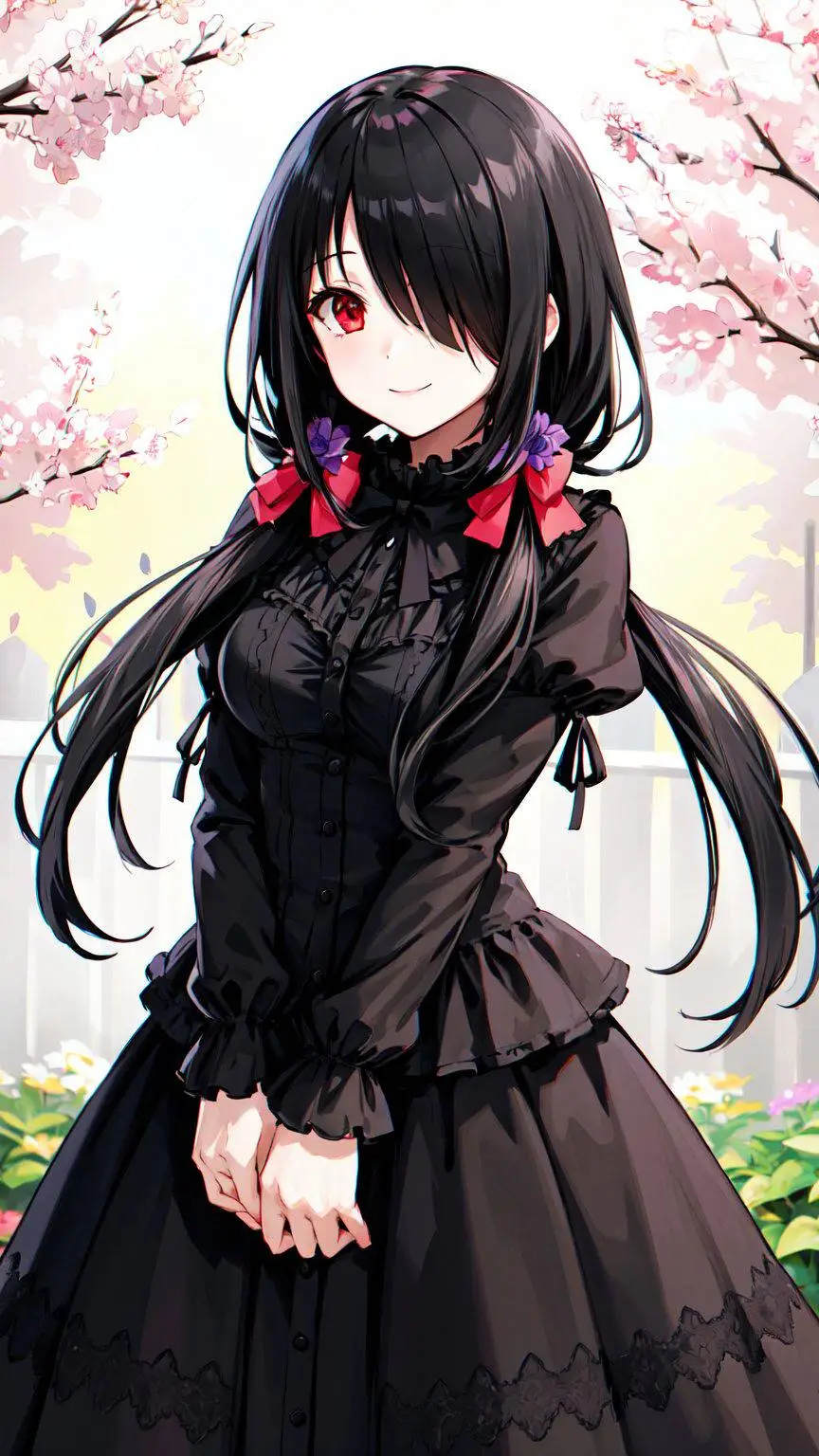 ai character: Kurumi Tokisaki background