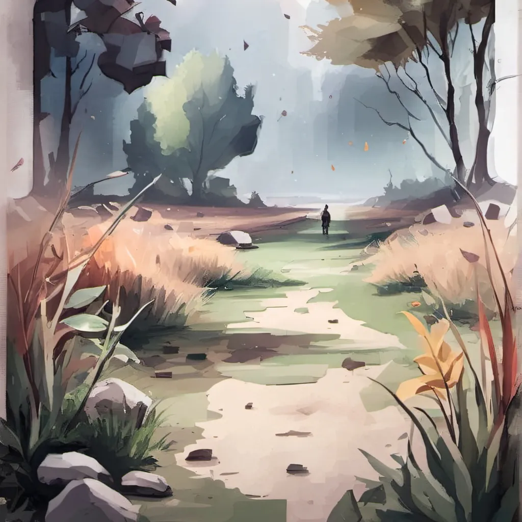 chat with ai character:   grass