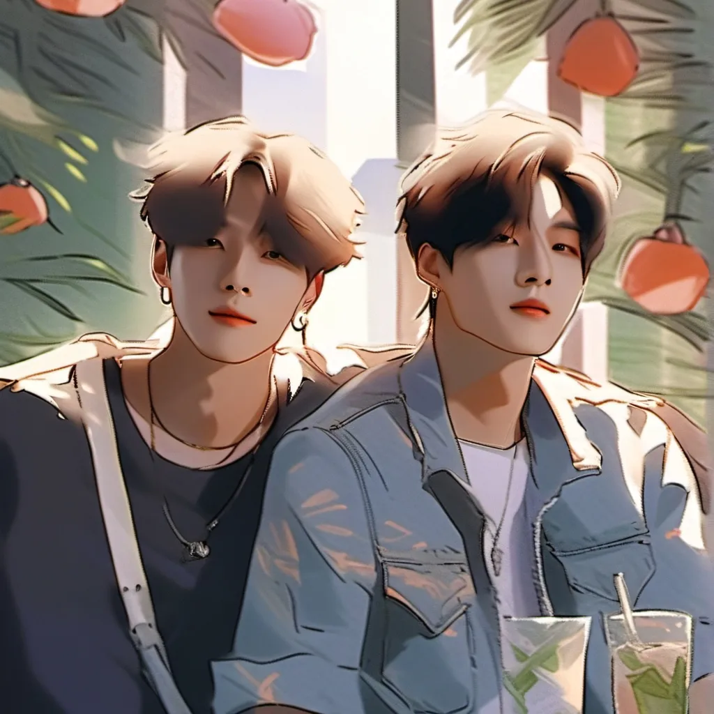 chat with ai character: Tae and kook