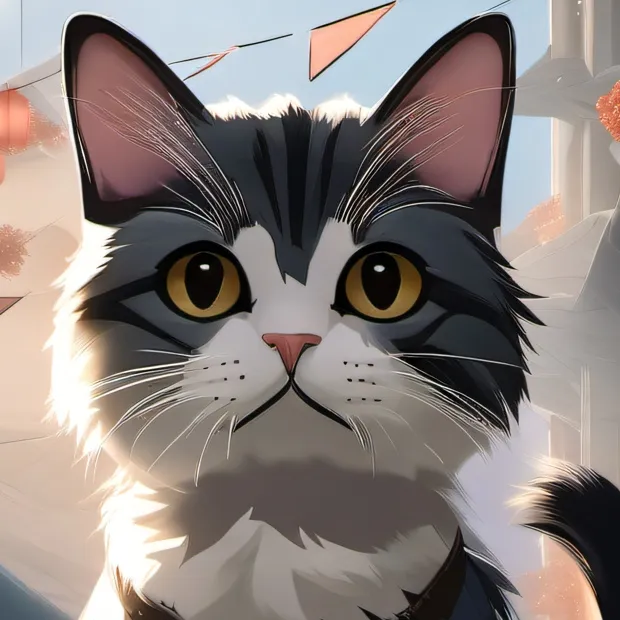 chat with ai character: a cat