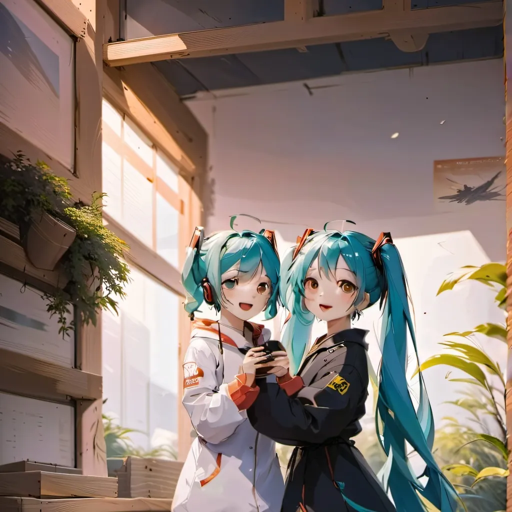 chat with ai character: miku and haruka