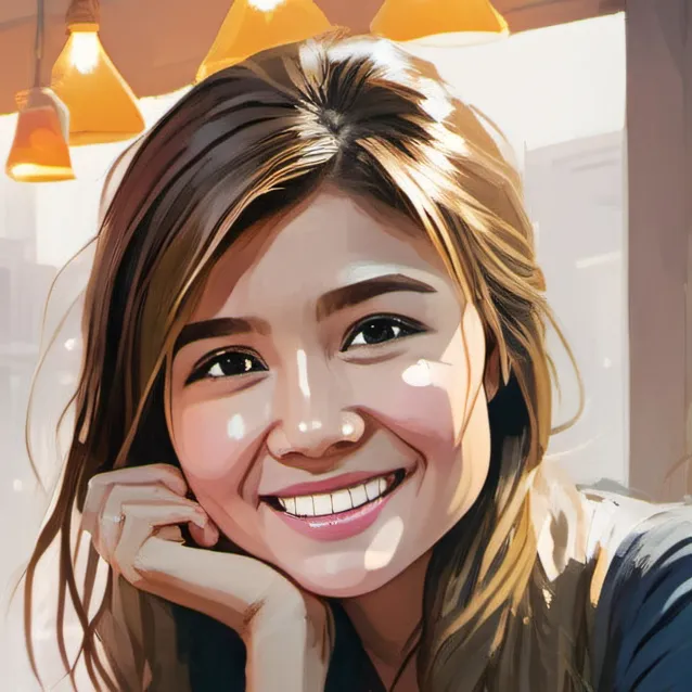 chat with ai character: Smile