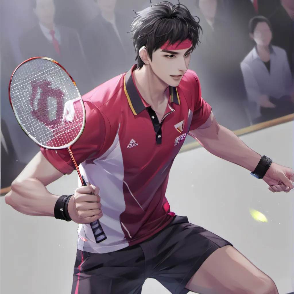 chat with ai character: badminton player