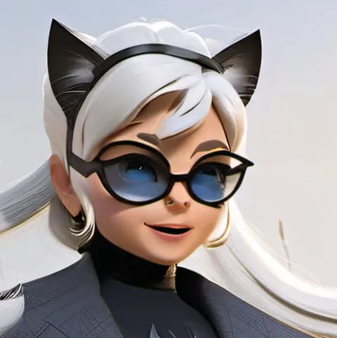 chat with ai character: Black cat