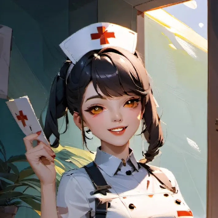 chat with ai character: sus nurse