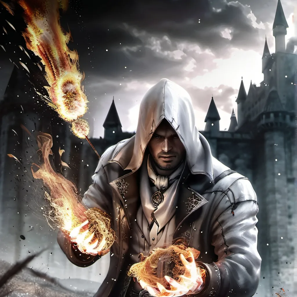 chat with ai character: Knight of fire