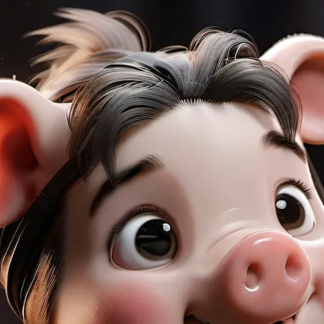 chat with ai character: picky piggy