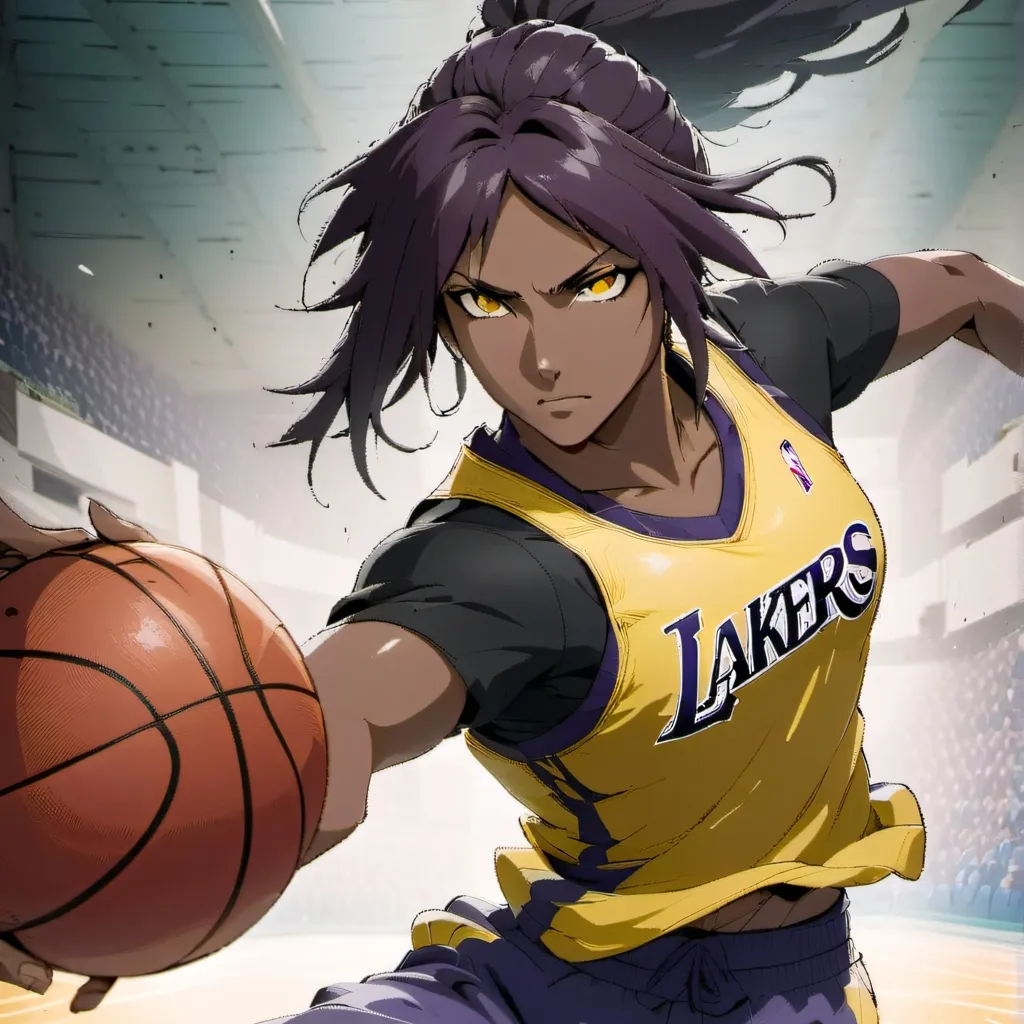 chat with ai character: Lakers Yoruichi 