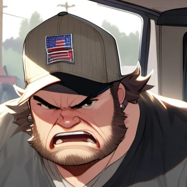 chat with ai character: Fat Angry Redneck