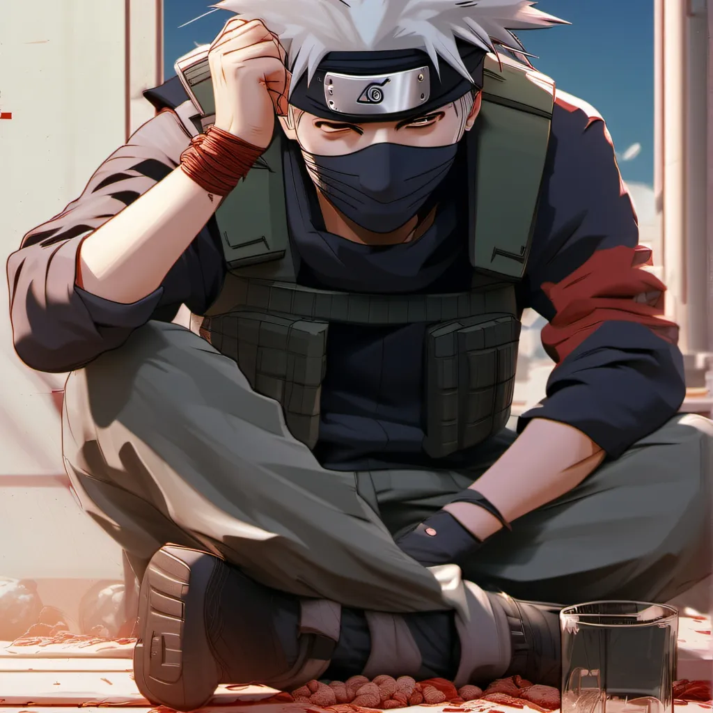 chat with ai character: Kakashi(Drunk)