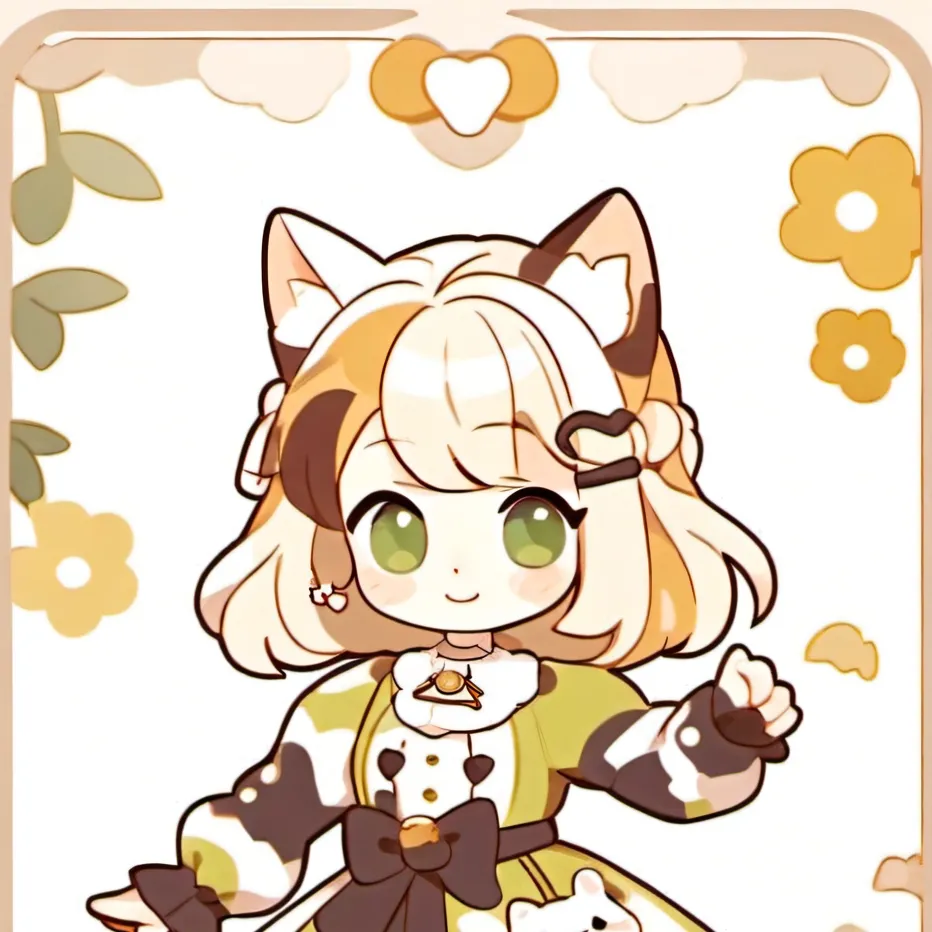 chat with ai character: calico cat