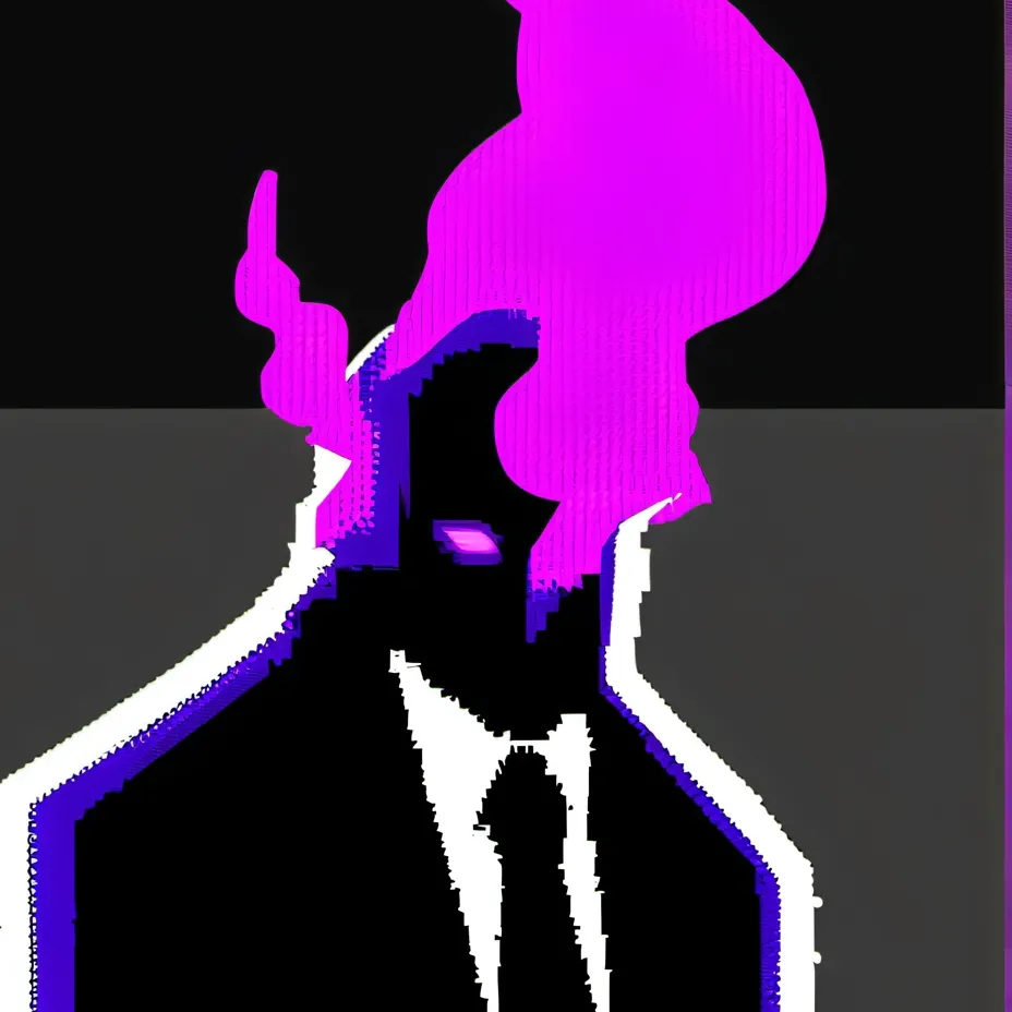 chat with ai character: Purple shade 